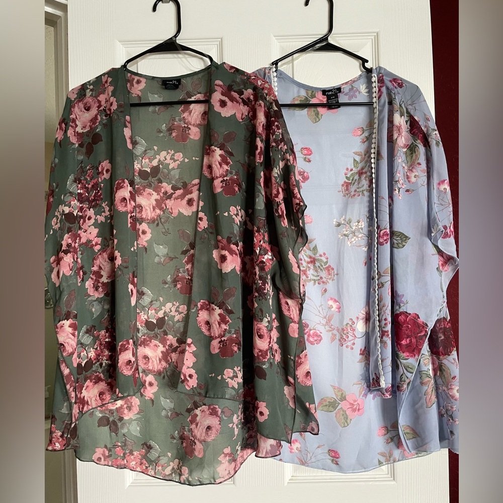 Rue21 Floral Kimono Cardigans